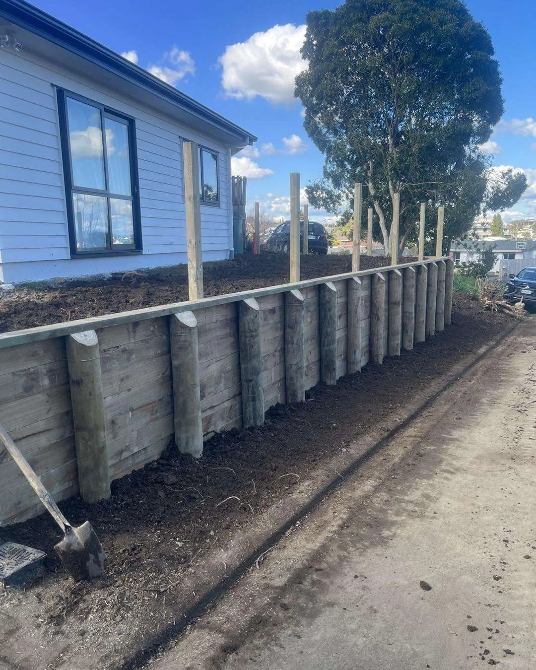 Retaining wall contractors in Hamilton
